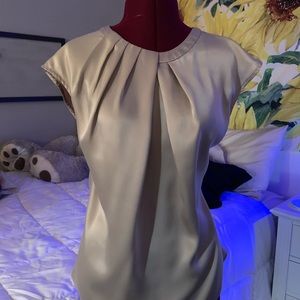 Jasper Tan Silk Blouse!